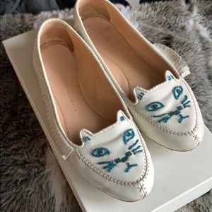 Charlotte Olympia cat mocassins